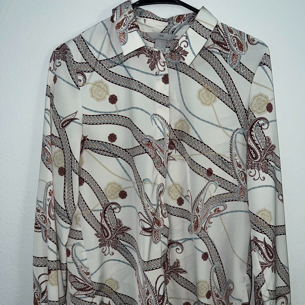 H&M Long Sleeve Button Up - Size 2